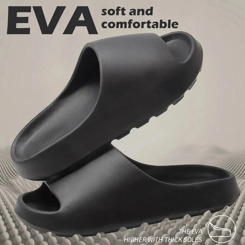 Coconut Slippers Cloud Thick-Soled Sandals Summer Fashion Soft Bottom Beach Men Slippers Women's Sandals  EVA Slides