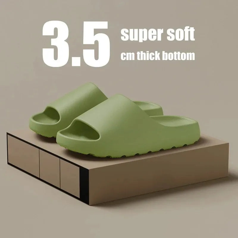 Coconut Slippers Cloud Thick-Soled Sandals Summer Fashion Soft Bottom Beach Men Slippers Women's Sandals  EVA Slides