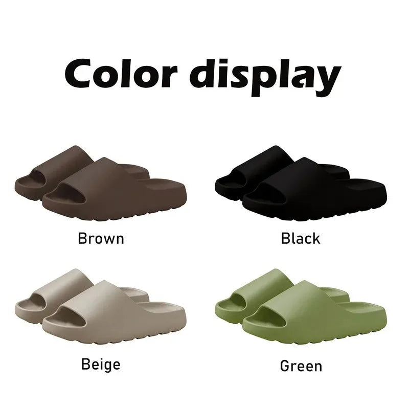 Coconut Slippers Cloud Thick-Soled Sandals Summer Fashion Soft Bottom Beach Men Slippers Women's Sandals  EVA Slides