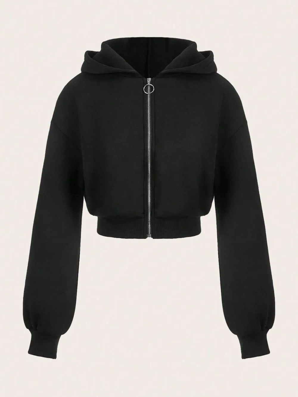Sudadera con capucha corta con cremallera | Brooklyn - BYMANYC ® New York
